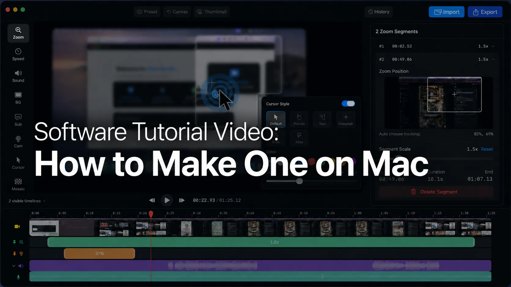 Software Tutorial Video: How to Make One on Mac